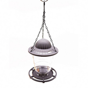 Waterproof Gazebo Hanging Wild Bird Feeder Outdoor Container With Hang Rope Feeding House Type Bird Feede