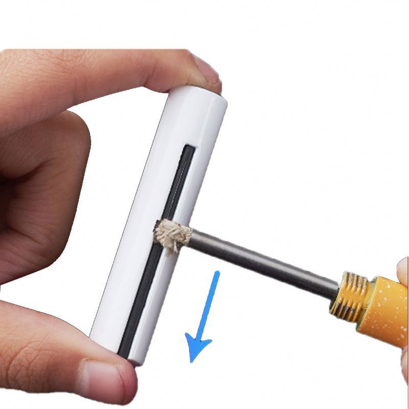 6.7 permanent match forever keychain lighter  DRru cigarette shaped permanent match for outdoor survival