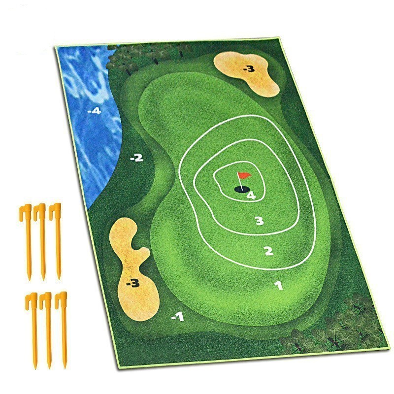 Factory custom Golf Swing Training Golf Practice Chipping with Hitting Mat Golf Chipping