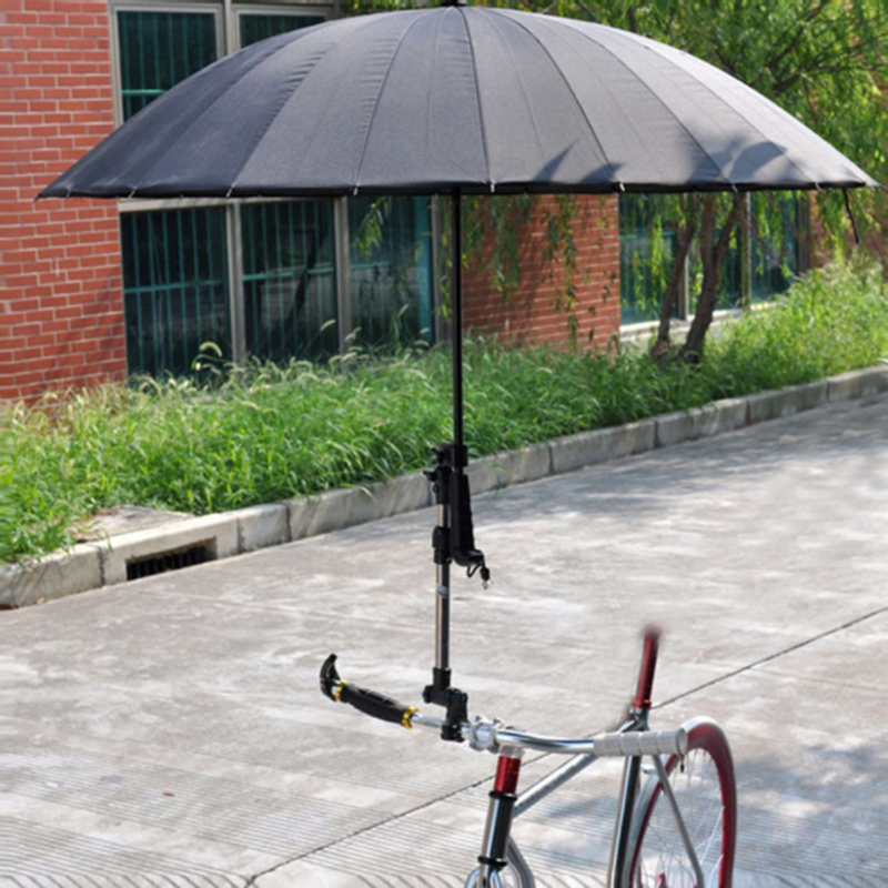 Stainless Steel Umbrella Stands Angle Swivel Wheelchair Bicycle Umbrella Connector Stroller Bike Umbrella Holder