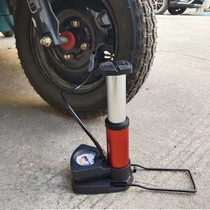 Foot on Inflation Bicycle Tyre Pump Air Compressor Air Pump Mini Portable Air Pump For Bike