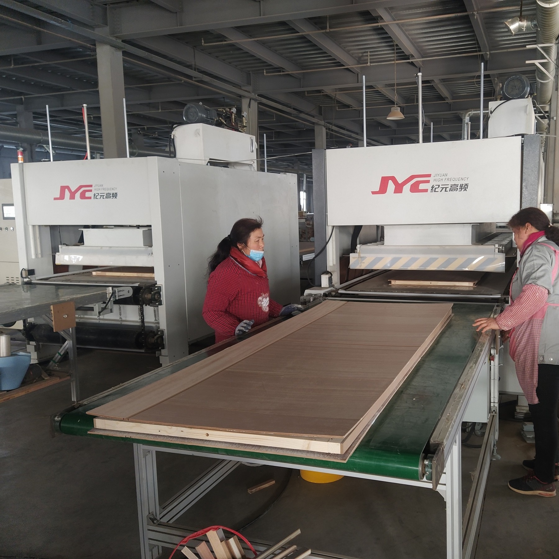 Hot Sale JYC RF Wood Laminating Press Make Door Home Machine Making Wooden Interior Door