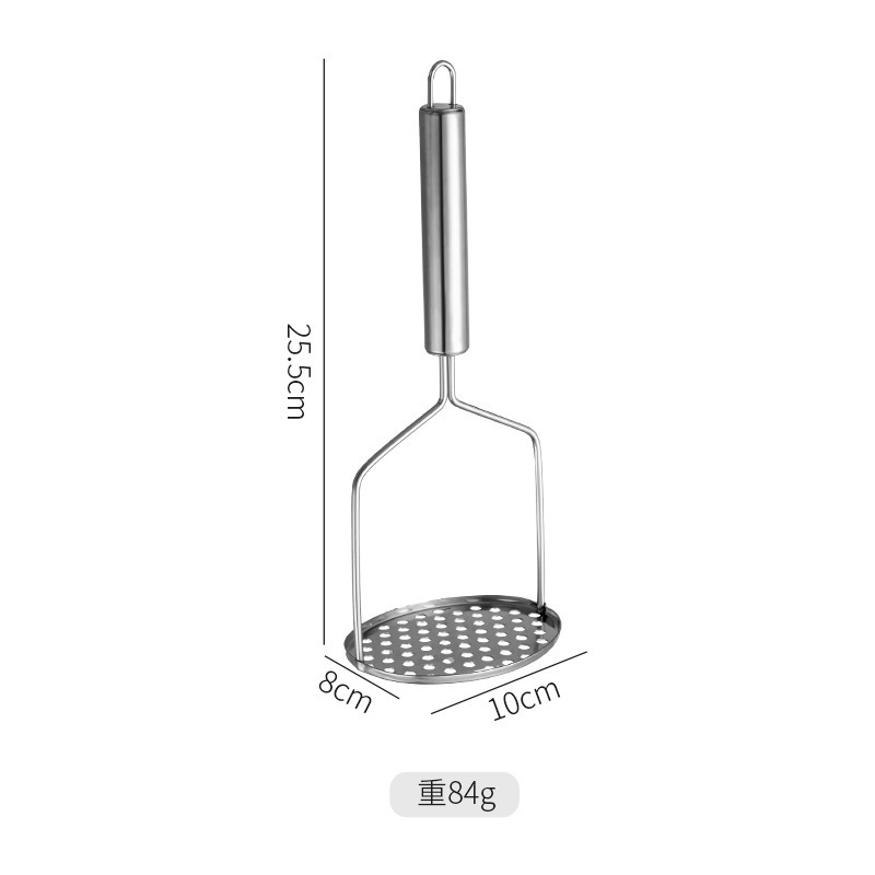 Stainless steel potato mud press Kitchen restaurant manual masher Multi-functional household baby food potato press