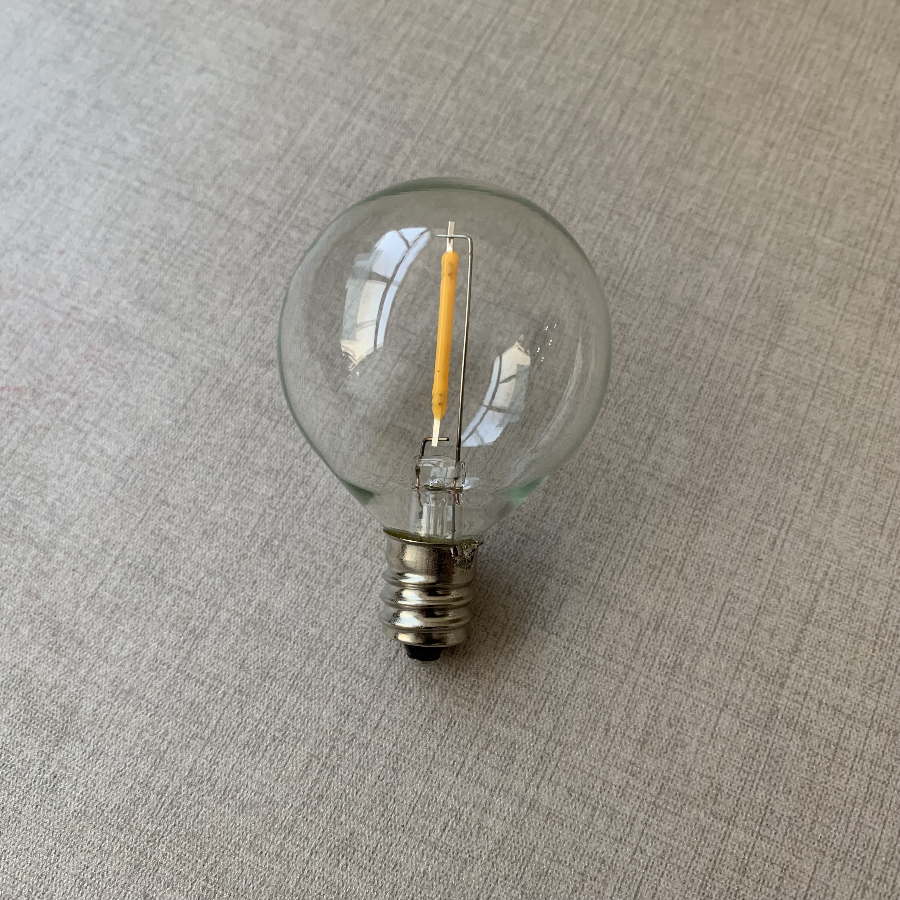 G40 Replacement Bulbs Clear Globe G40 Bulbs For String Lights Screw Base E12