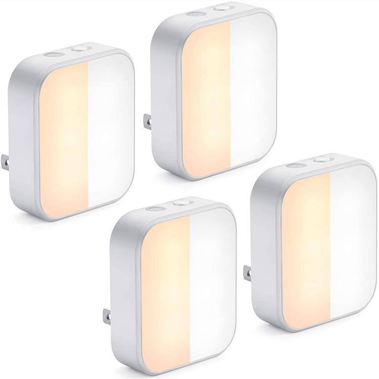 4 Pack Plug In Smart Led Night Light Lamp With Dusk To Dawn Sensor Night Light With Us Plug