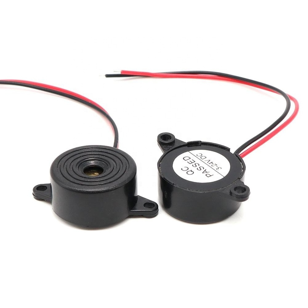 Popular 2312 Buzzer DC3-24V High Decibel Warning Alarm Piezo Active Buzzer 23*12mm 90dB