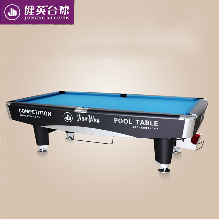 Custom Foldable Legs Waterproof Mesa De Billar Inexpensive Wooden Indoor 8 Ball Pool Table