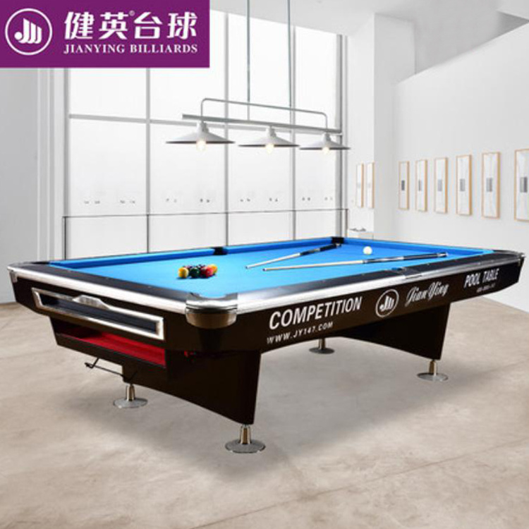 Custom Foldable Legs Waterproof Mesa De Billar Inexpensive Wooden Indoor 8 Ball Pool Table