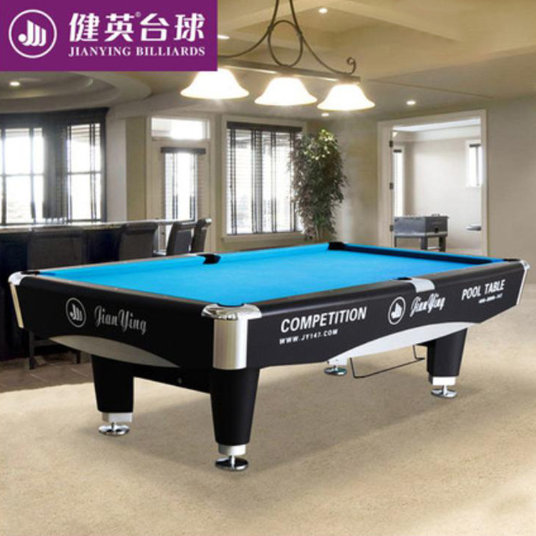 Custom Foldable Legs Waterproof Mesa De Billar Inexpensive Wooden Indoor 8 Ball Pool Table