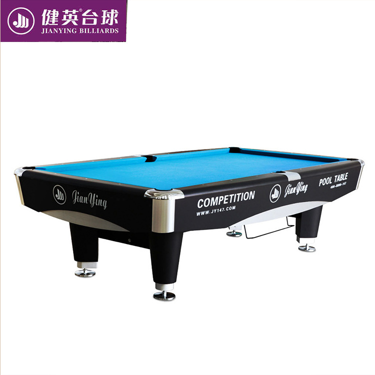 Custom Foldable Legs Waterproof Mesa De Billar Inexpensive Wooden Indoor 8 Ball Pool Table