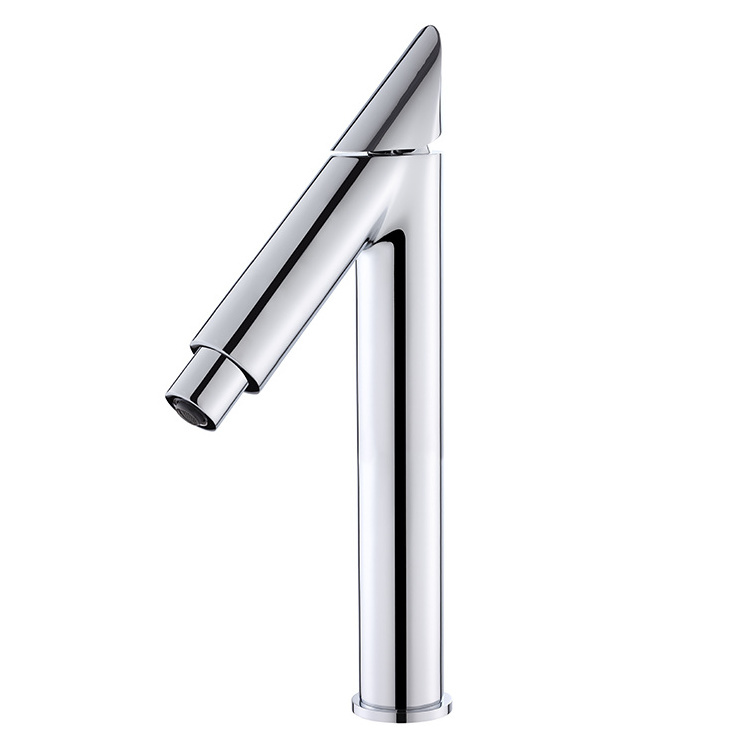 Single Handle Kitchen Faucet Bathroom Faucet Brushed Nickel Modern Waterfall Bathroom Sink Faucet