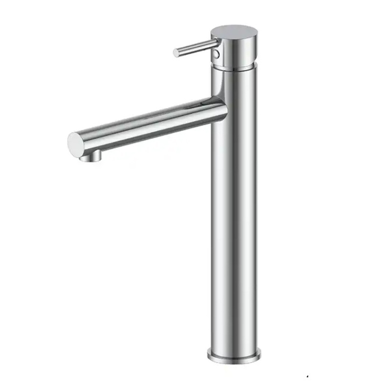 Sink Faucet Brushed Nickel Single Handle Single Hole Bowl Sink Faucet Tall Bathroom  Vanity Lavatory Faucet