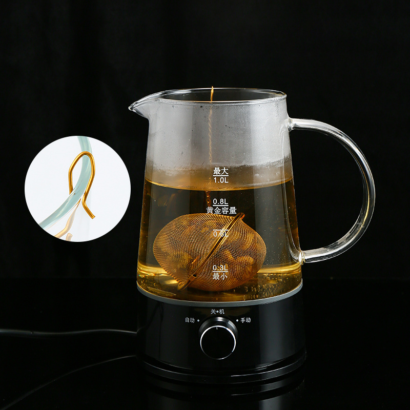 Food Grade Reusable Gold Tea Ball Stainless Steel Tea Strainer Metal Tea Infuser