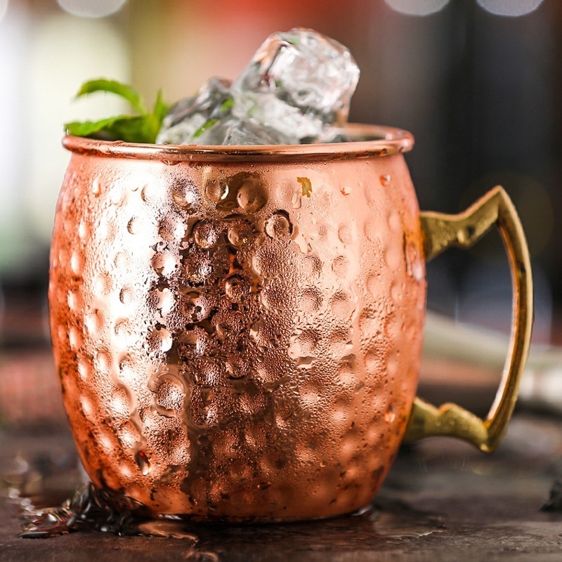 500ml Stainless steel mule mug moscow mule copper mug for cocktail