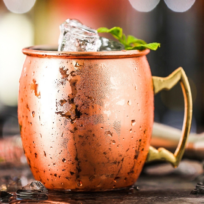 500ml Stainless steel mule mug moscow mule copper mug for cocktail