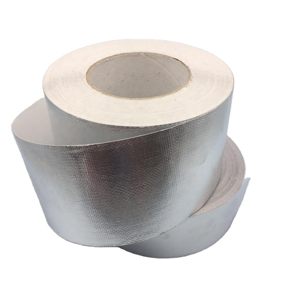 Self Adhesive air conditioner pipe wrapping duct flexible metal black aluminum foil tape