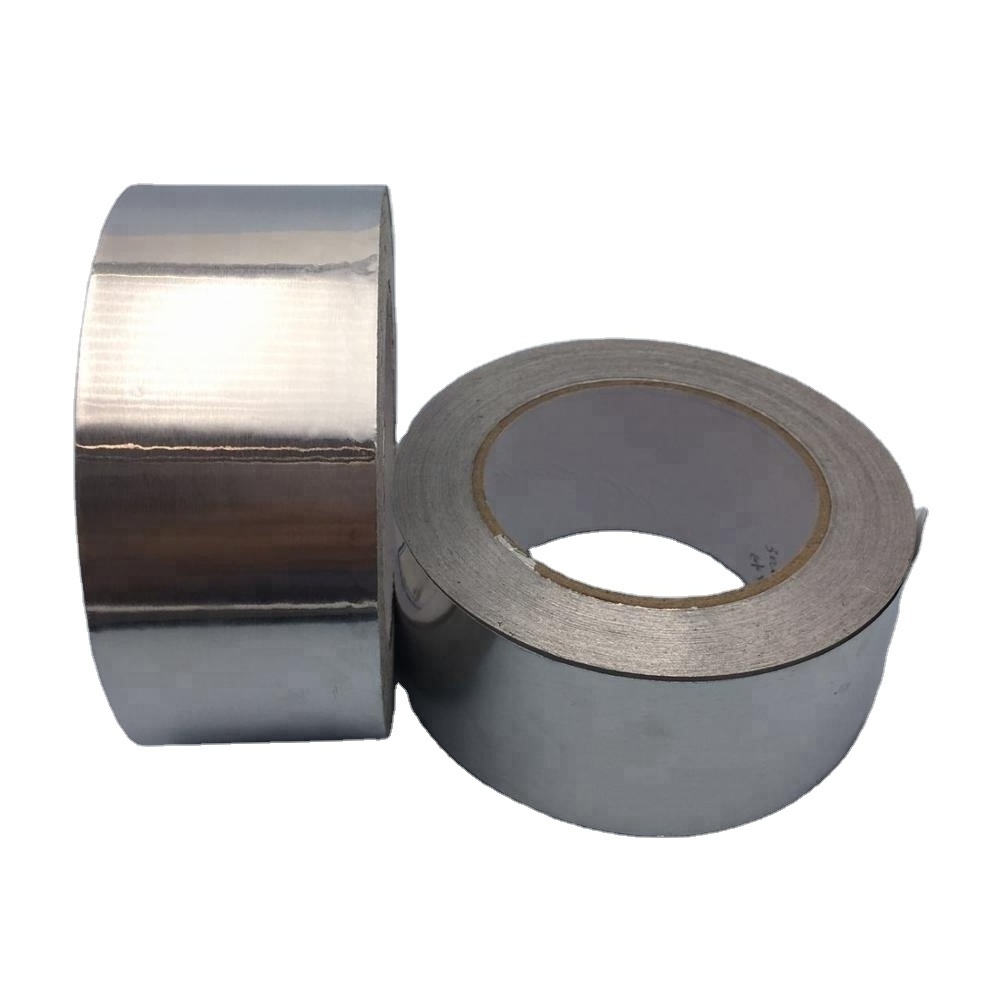 Self Adhesive air conditioner pipe wrapping duct flexible metal black aluminum foil tape