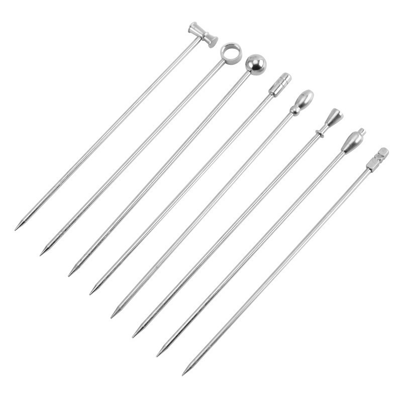 food grade metal cocktail pick stainless steel 304 cocktail fork for party