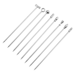 food grade metal cocktail pick stainless steel 304 cocktail fork for party