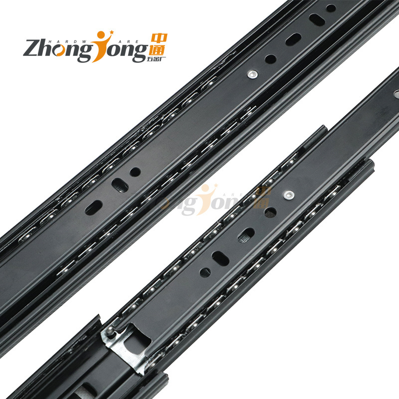 Jieyang Factory Ball Bearing Drawer Slide 42mm Telescopic Channel Drawer Slide 4208