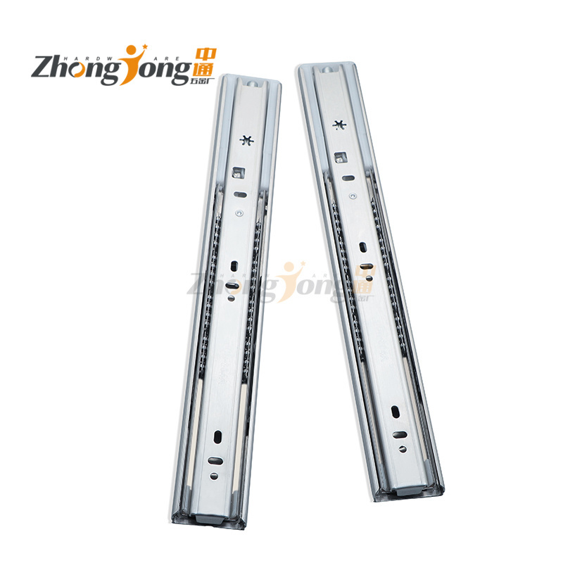 High Quality  Heavy Duty Smooth Ball Bearing Drawer Runner Stainless Steel Hydraulic Soft Close Damper Drawer Slides