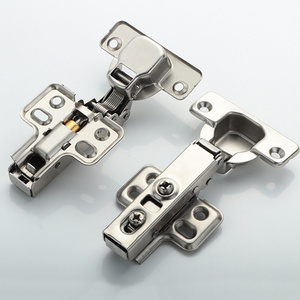 Furniture Hardware Accessories Hinges Iron Soft Closing Hydraulic Cabinet Hinges 92g  with alloy button buckle