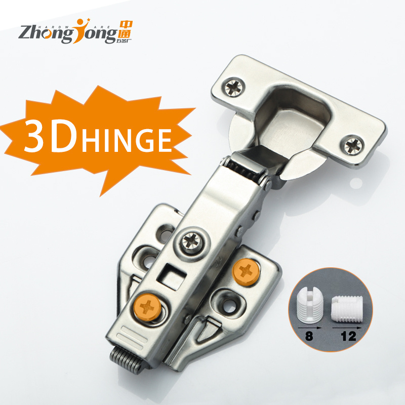 Jieyang Factory 35mm Cup Hinge Furniture Hardware 3d Adjustable Concealed Door Hinge