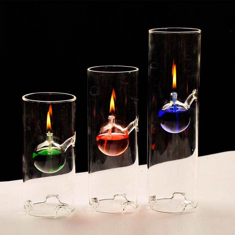 Candle Holder Glass Candle Jars Handmade Romantic Tealight Holders for Make Candles and Essential Oil Diffuser Table Centerpiece