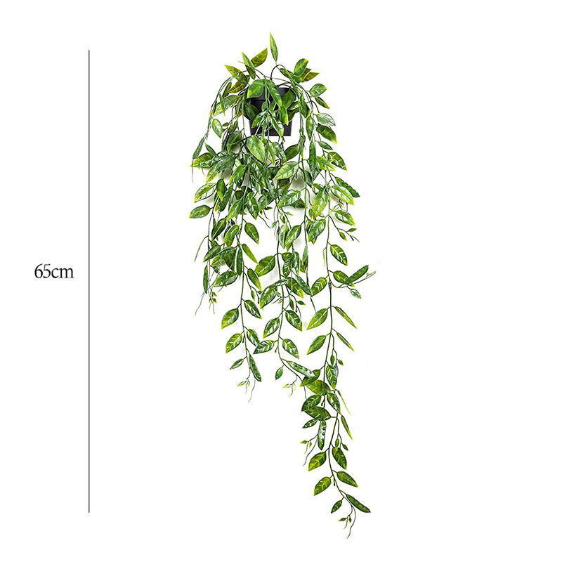 Mandala Eucalyptus Green Leaves Fake Vine Potted Home Wedding Indoor Outdoor Wall Decoration Artificial Hanging Plants