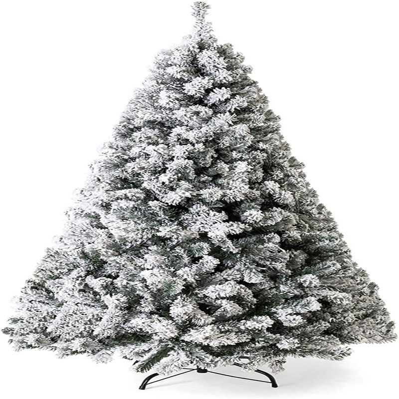 3M Artificial Snow Christmas Plastic Tree With LED Light Outdoor Decoration