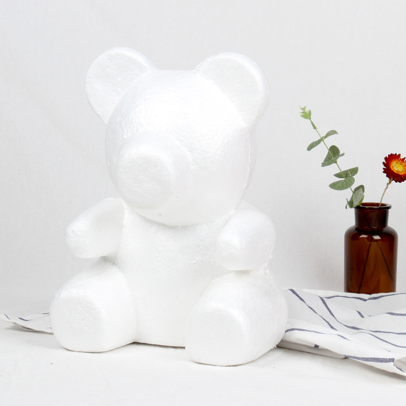 Valentine's Day Foam Bear Teddy Bear Rose Styrofoam Bears 40 cm