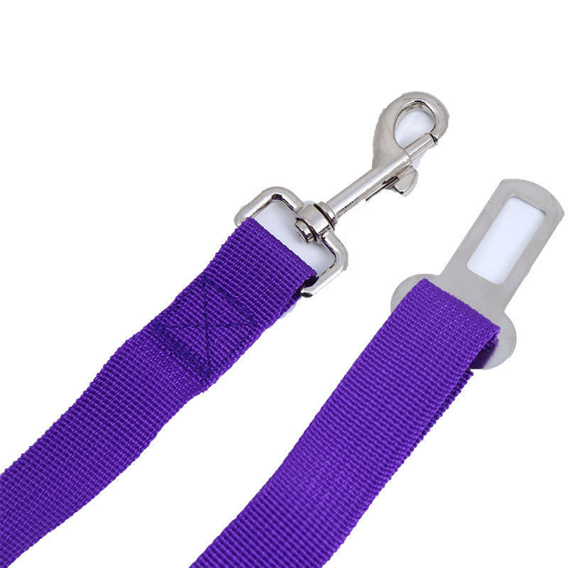 2023 Pet Dog Cat Car Seat Belt Adjustable Harness Seatbelt Lead Travel Clip Pet Supplies