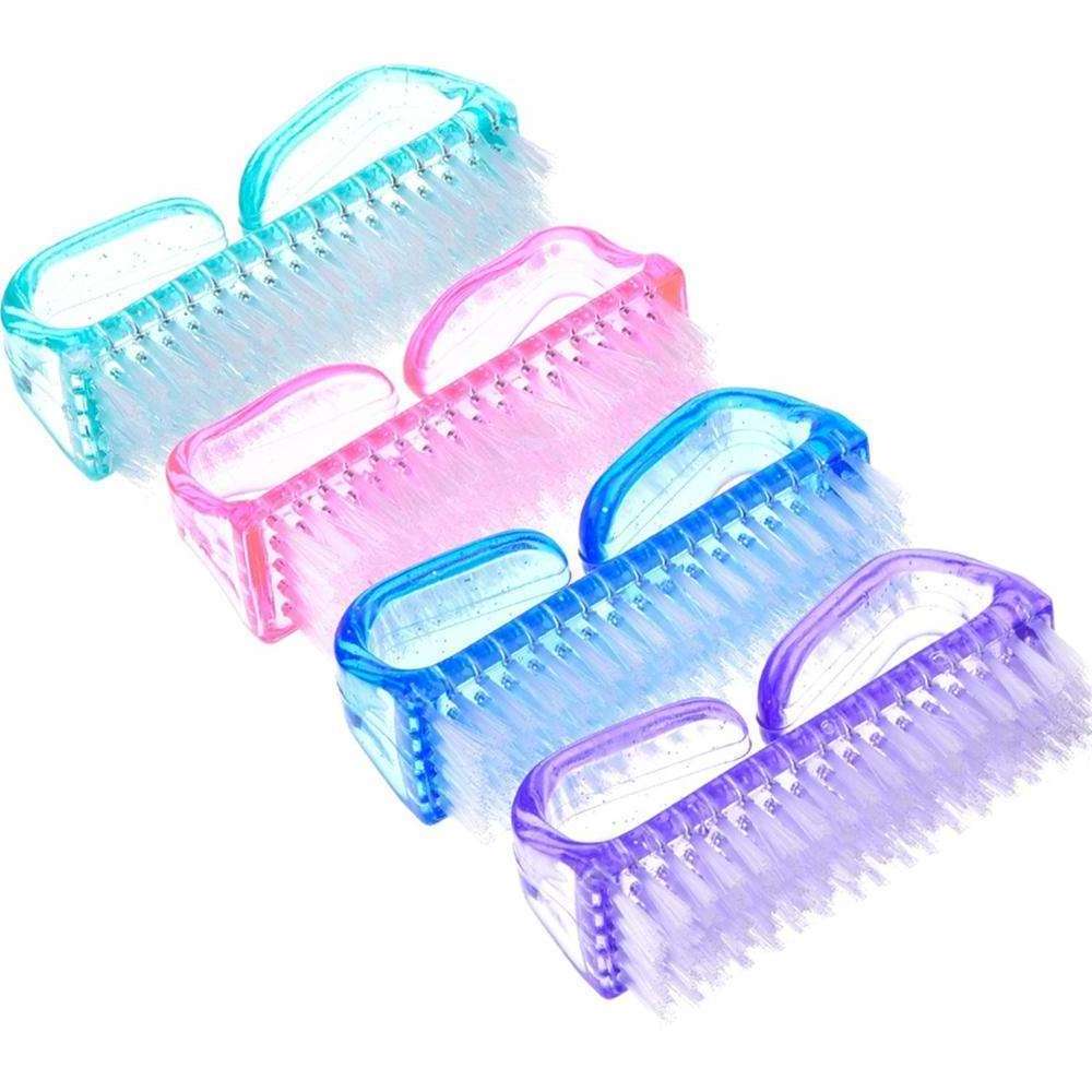 2023 Factory Direct Nail Brush Soft Remove Dust Nail Art Plastic Cleaning Brush For Toes And Nails Cleaner Pedicure Brushes