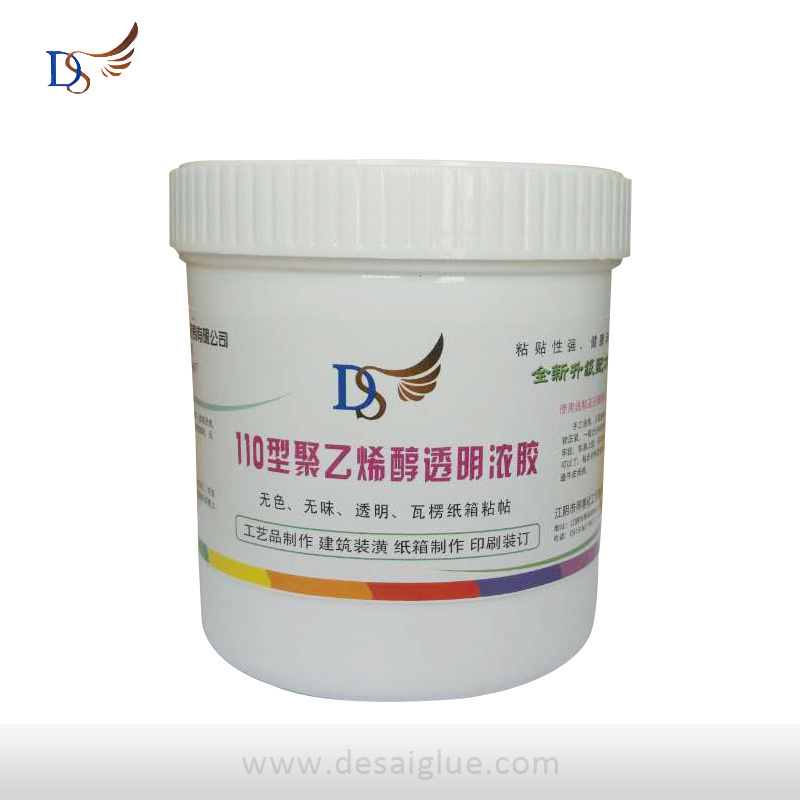 PVA Transparent Thick Glue with Super-high Concentration, Adhesive Glue For Cardboard Boxes//