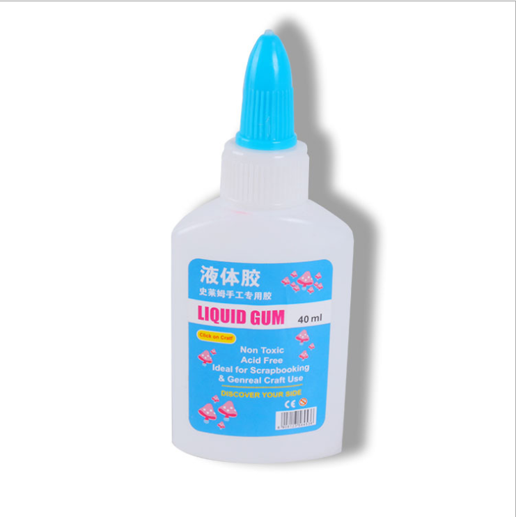 Customized Non-toxic PVA clear slime glue paper glue craft glue