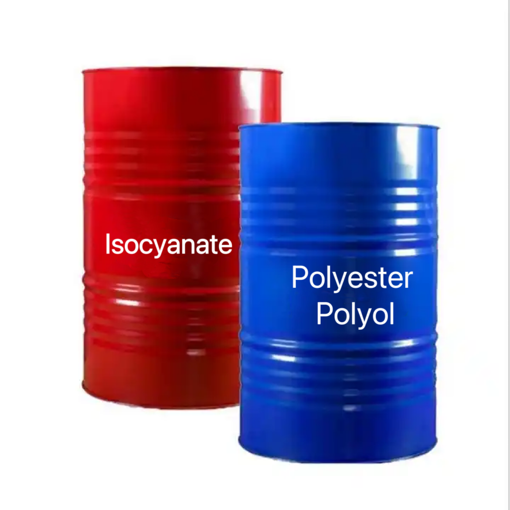 Two component Waterproof Wall roof insulation Open cell/Close cell Isocyanate  Poly Pu foam Liquid material