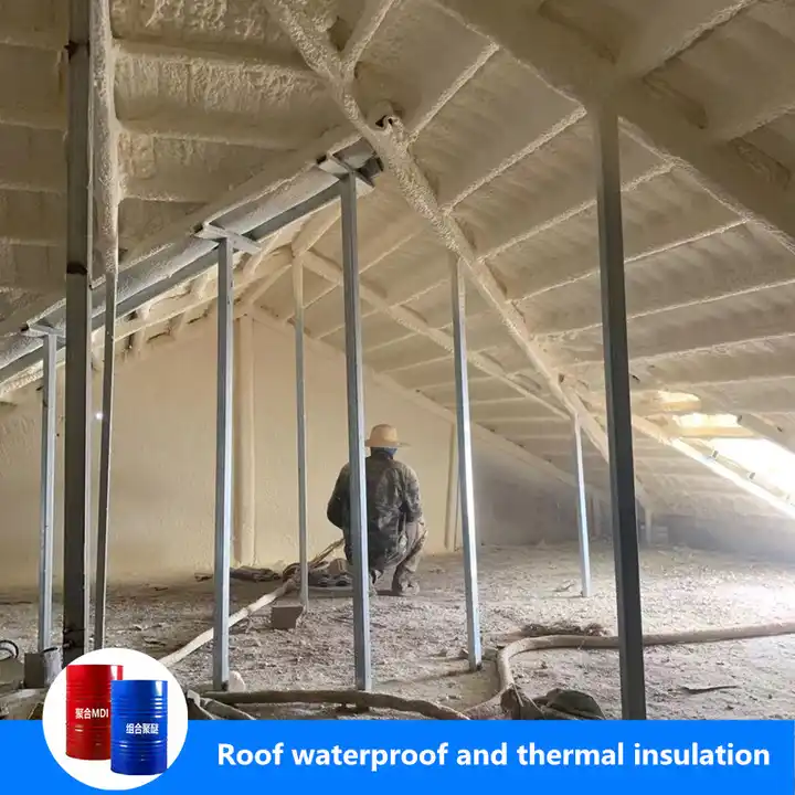 Hot sale closed cell polyurethane spray foam insulation for wall roof