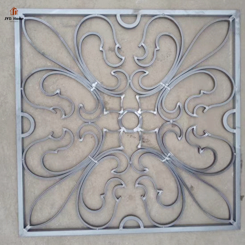 Decorative Metal Stair Panels Wrought Iron Ornament for Sale