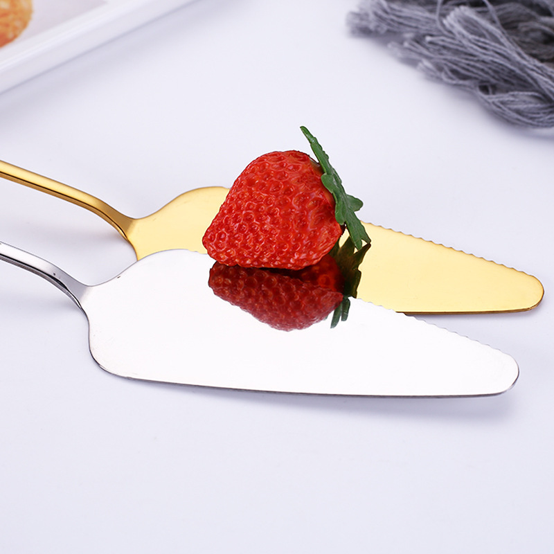 Colorful Cake Server Blade Cutter Spatula Cheese Spatula Pizza Spatula Stainless Steel Pizza Shovel