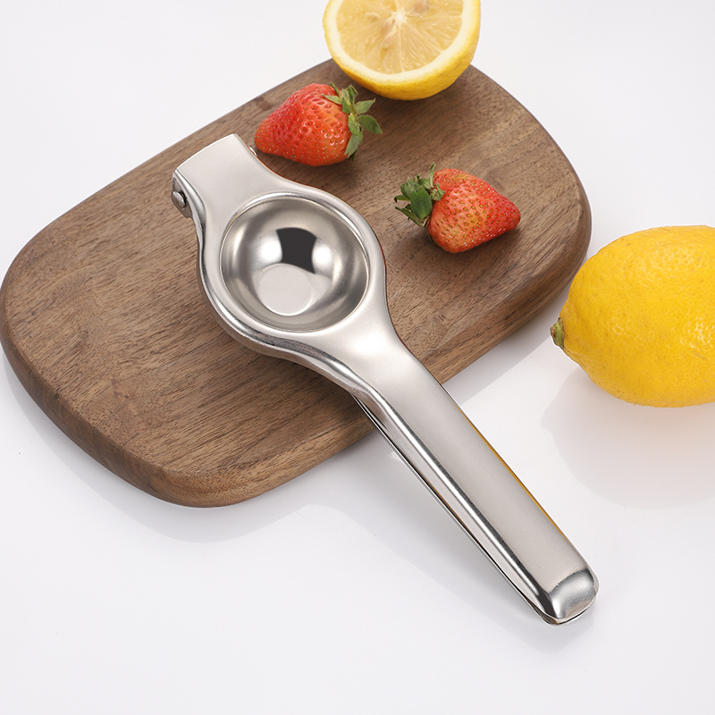 Heavy Duty Lemon Squeezer Solid Metal Stainless Steel Lemon Squeezer Manual Press Citrus Juicer