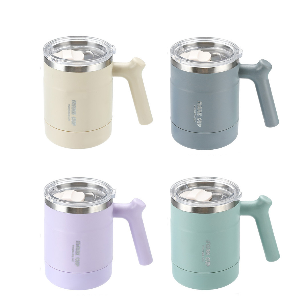 Folding spoon Wholesale Custom Logo Stainless Steel 304 Travel Tumbler Insulated Beer Tea Coffee Mug Cup with Lid