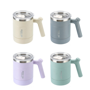 Folding spoon Wholesale Custom Logo Stainless Steel 304 Travel Tumbler Insulated Beer Tea Coffee Mug Cup with Lid