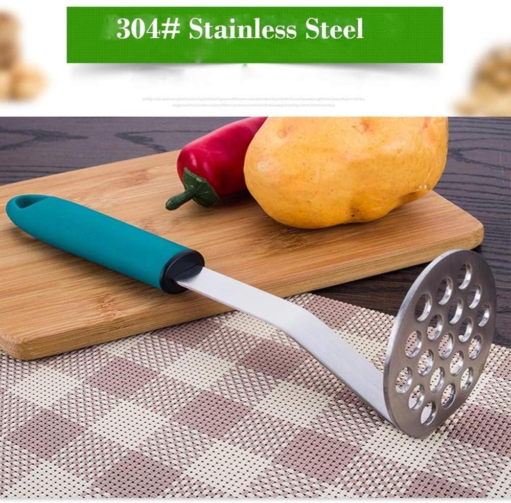 Kitchen Gadgets 304 Stainless Steel Bean and Potato Masher