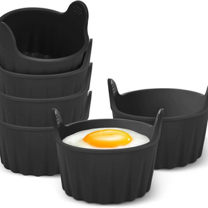 Microwave and Oven BPA Free Air Fryer Accessories Ramekins Egg Poachers Silicone Egg Poacher Cups