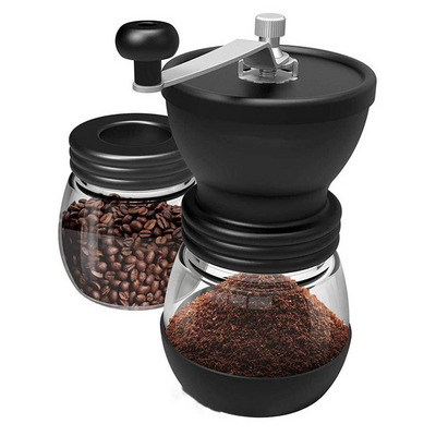 Mini Adjustable Stainless Steel Hand Coffee Grinder Ceramic Burr Mill Manual Coffee Grinder