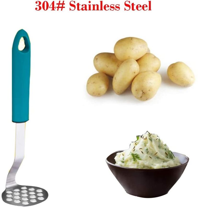 Kitchen Gadgets 304 Stainless Steel Bean and Potato Masher