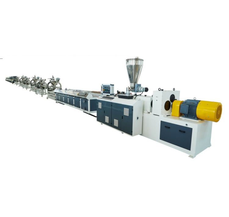 Upvc profile extrusion line pvc rain gutter production manufacturing machine