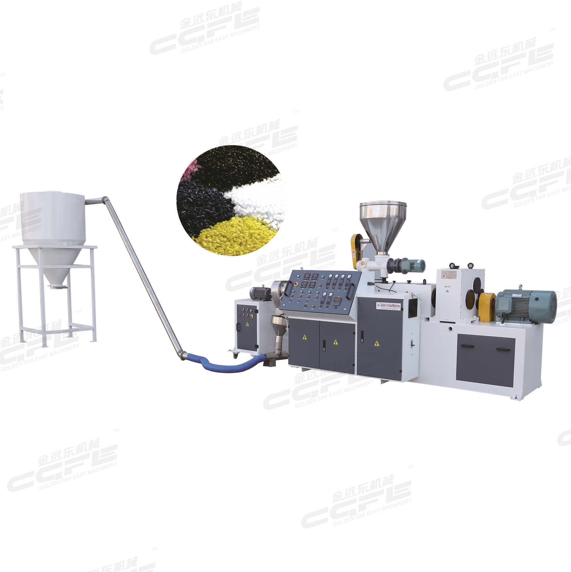 500kg PVC Powder Pelletizing Pelletizer Granulator Granulating Machine PVC Pellet Granule Making Machine