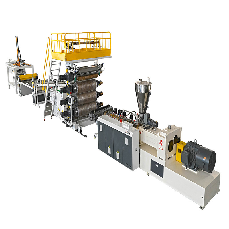 Automatic PVC marble wall panel extruder making machine Plastic marble wall sheet tile pvc sheet manufacturing making machine