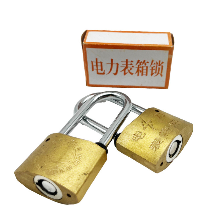 OEM Multi-function Copper Painted Master Key Cable Seal Lock Cylinder Brass Lock Security Plastic Seals Padlock Seal